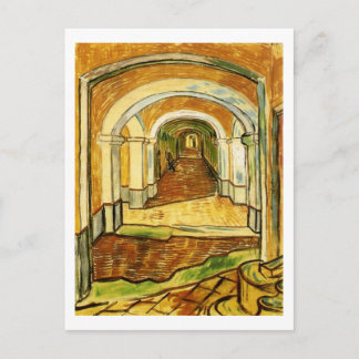 Carte Postale Corridor de l'asile Saint-Paul, Vincent van Gogh