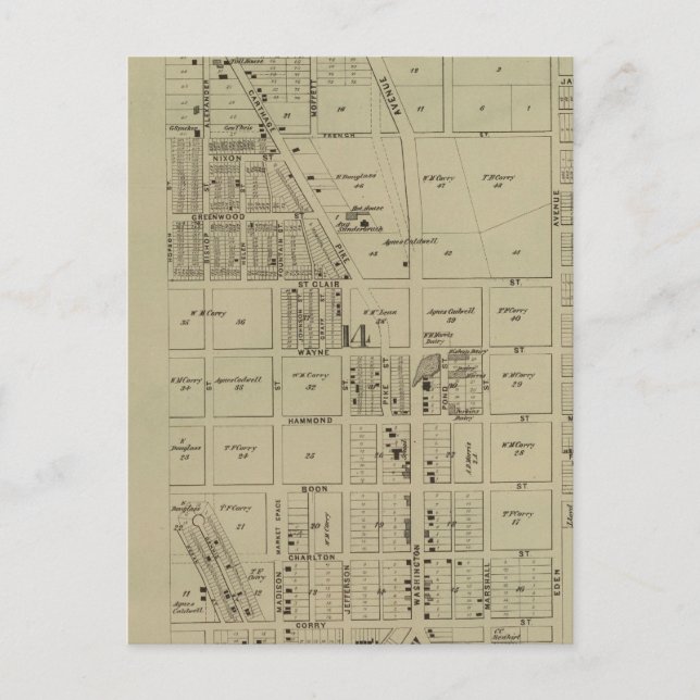 Carte Postale Corryville, Ohio (Devant)