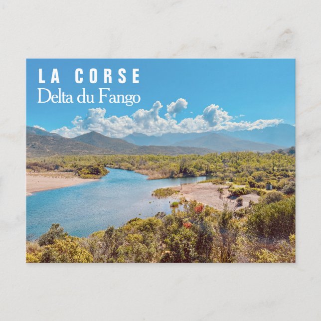 Carte postale Corse Fango Delta France (Devant)