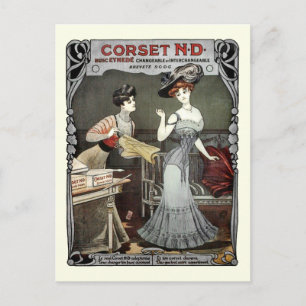 Carte Postale Corset N.D. -Carte postale