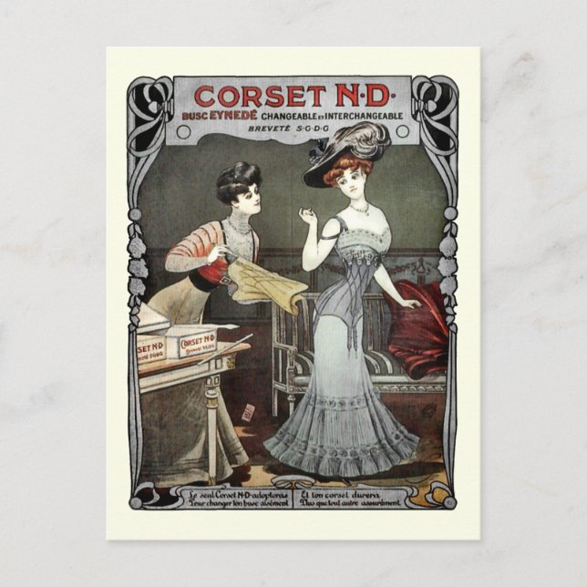 Carte Postale Corset N.D. -Carte postale (Devant)