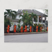 cortège d'aumônes de luang