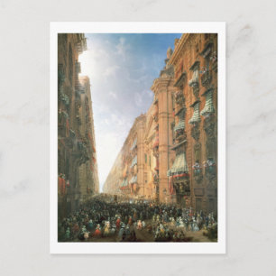 Carte Postale Cortège de Corpus Christi dedans par