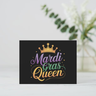 Carte Postale Cortège de la Reine de Mardi Gras Costume Party 