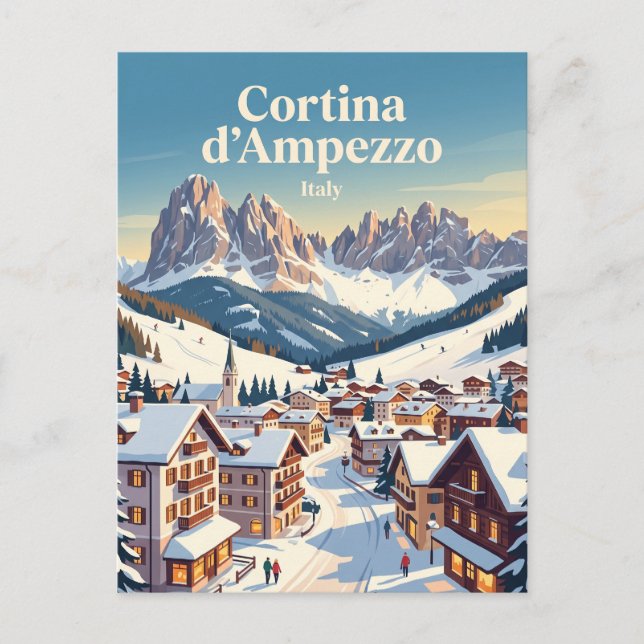 Carte Postale Cortina d'Ampezzo, Italie (Devant)
