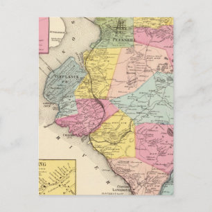 Carte Postale Cortlandt, Ville