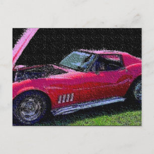 Carte Postale corvette
