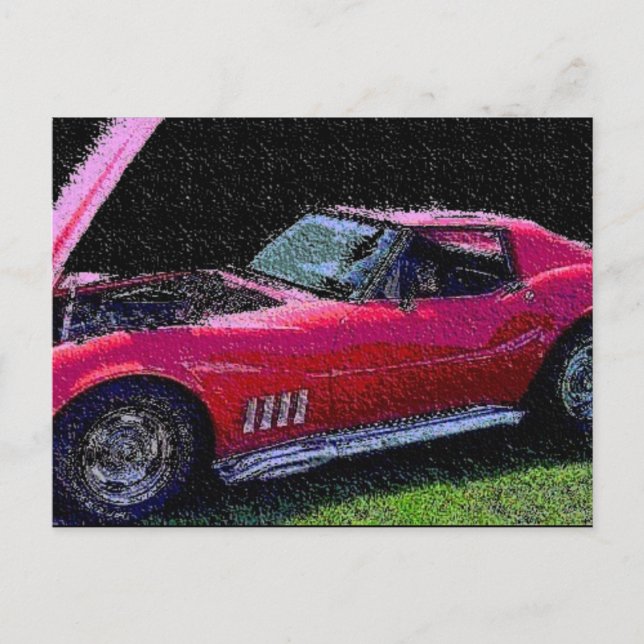 Carte Postale corvette (Devant)