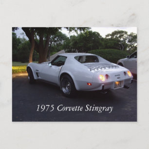 Carte postale Corvette 1975