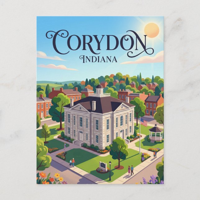 Carte Postale Corydon USA (Devant)