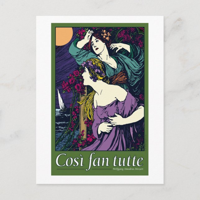 Carte Postale Così fan tutte, Opéra (Devant)