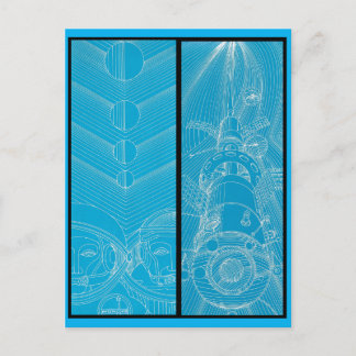 Carte postale Cosmonaut Four