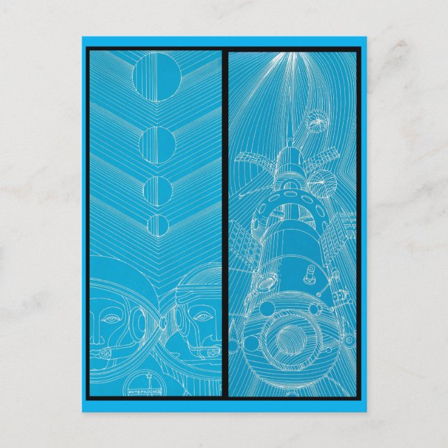 Carte postale Cosmonaut Four (Devant)