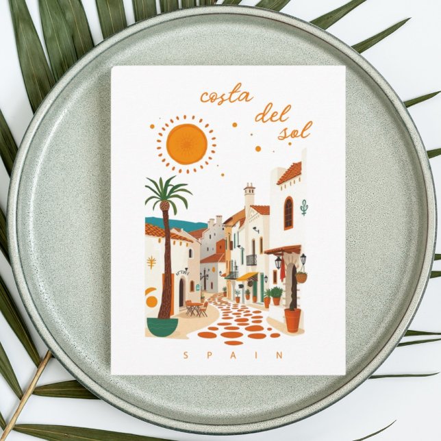 Carte Postale Costa del sol espagne vacances méditerranée  (Créateur téléchargé)