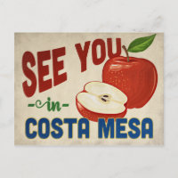 Costa Mesa California Apple - Vintage voyage