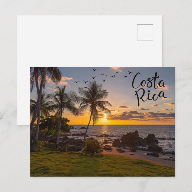 Carte Postale Costa Rica (Devant / Derrière)