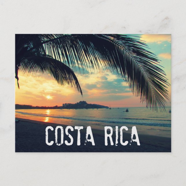 Carte postale Costa Rica Beach (Devant)
