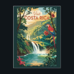Carte Postale Costa Rica Perrot Illustration Voyage Art Vintage<br><div class="desc">Costa Rica dans un style vectoriel. Le Costa Rica,  point névralgique de la biodiversité en Amérique centrale,  est mondialement connu pour ses forêts tropicales luxuriantes,  ses paysages volcaniques et ses parcs nationaux riches en faune sauvage.</div>