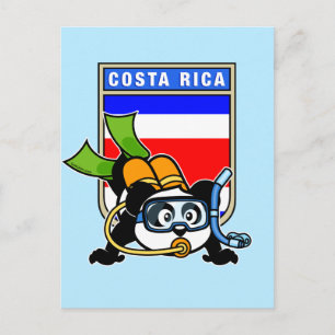 Carte Postale Costa Rica Plongée sous-marine Panda