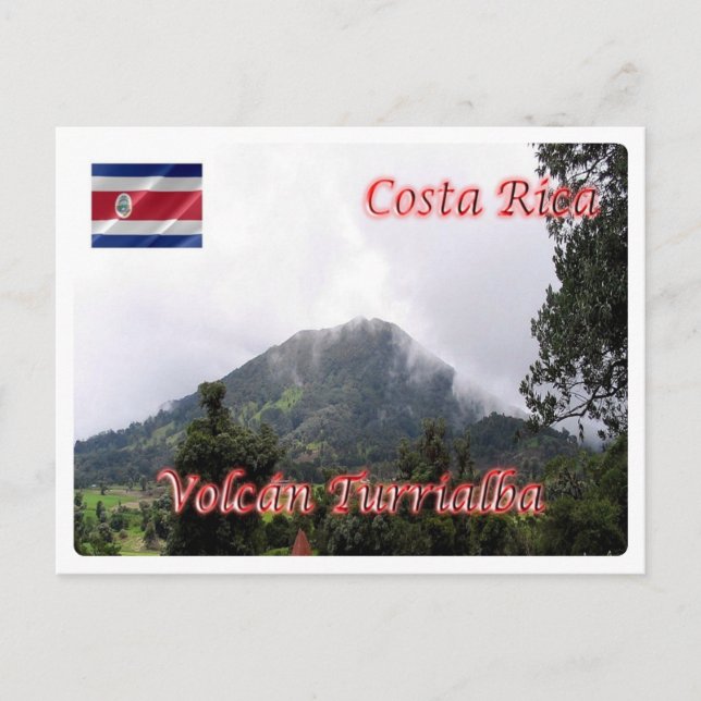 Carte Postale Costa Rica - Turrialba Volcano - (Devant)