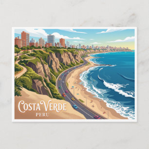 Carte Postale Costa Verde Lima Pérou