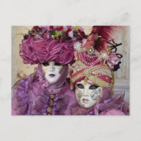Costume de carnaval pourpre, Venise
