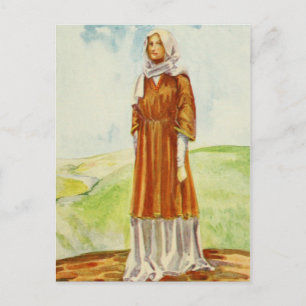 Carte Postale Costume de femme de l'époque de William Ier