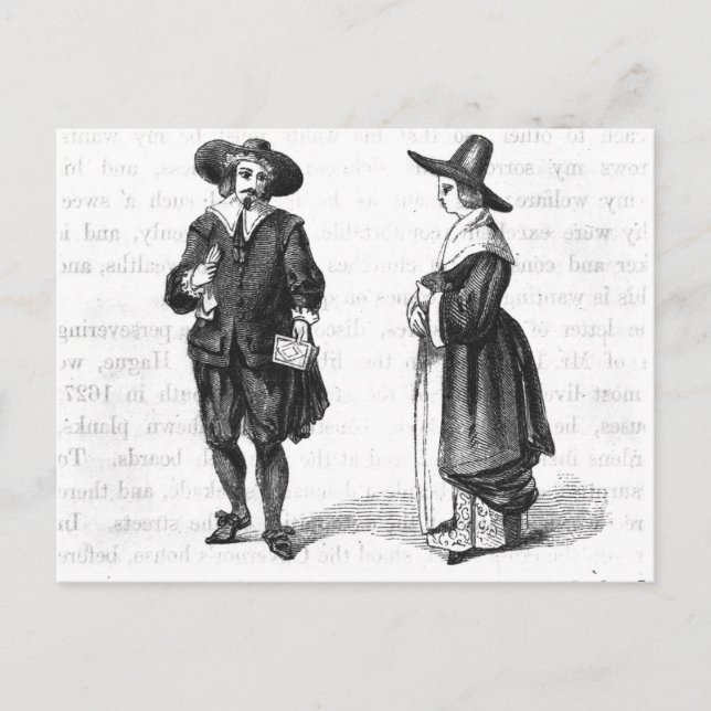 Carte Postale Costume des pèlerins (Devant)