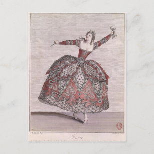 Carte Postale Costume design a Fury in 'Hippolyte et Aricie'