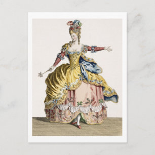 Carte Postale Costume pour la reine des Sylphes dans le Ballet
