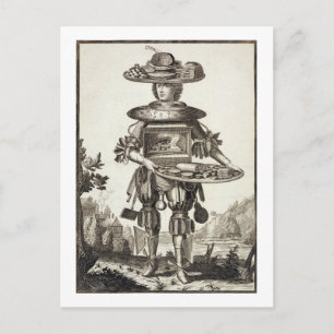 Carte Postale Costume pour une pâtisserie Cook, pub. par Gerard