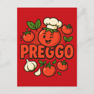 Carte Postale Costume Sauce Preggo Annonce de Grossesse