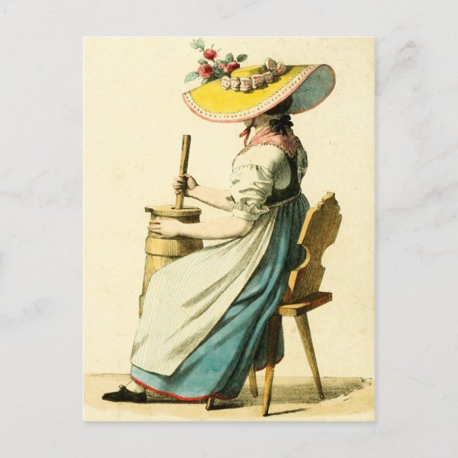 Carte Postale Costume suisse traditionnel de Unterwalden (Devant)