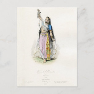 Carte Postale Costume traditionnel des femmes indiennes