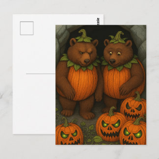 Carte Postale Costumes de couple d'ours