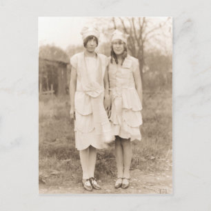Carte Postale Costumes d'Halloween vintages