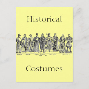 Carte Postale Costumes historiques