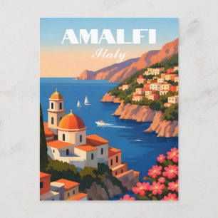 Carte Postale Côte amalfitaine Italie