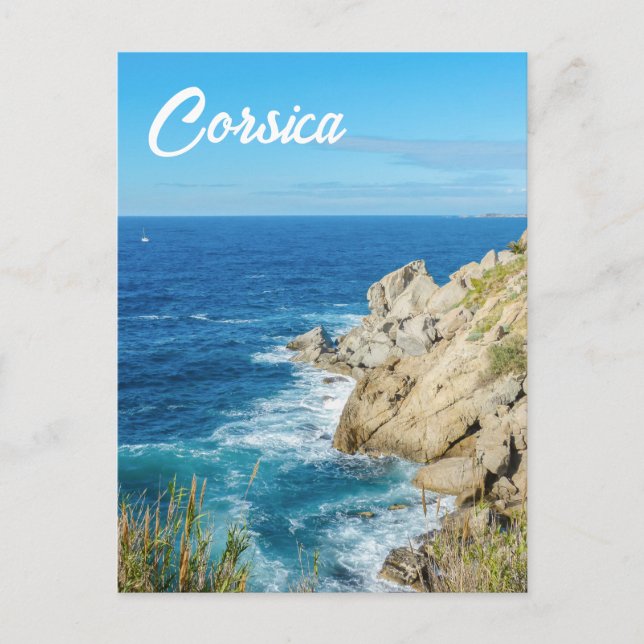 Carte Postale Côte Corse France (Devant)