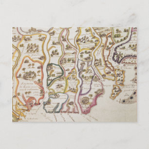 Carte Postale Côte d'Afrique et fleuve Gambie   1622