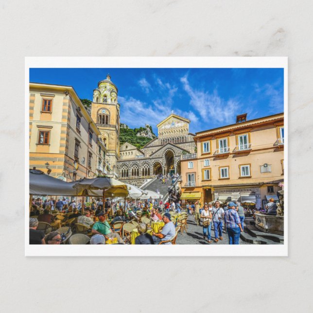 Carte Postale Côte d'Amalfi, Italie (Devant)