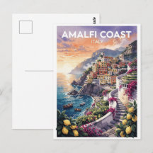Côte d'Amalfi Italie Voyage Rétro