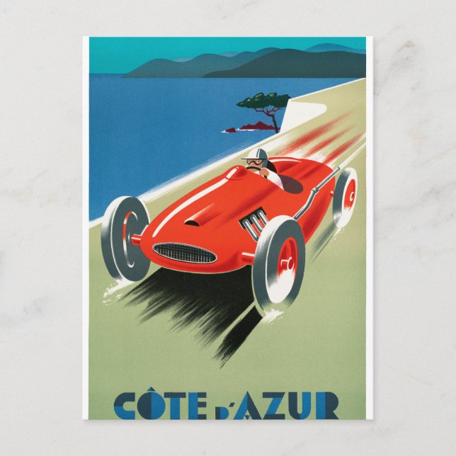 Carte Postale Côte d'Azur (Devant)