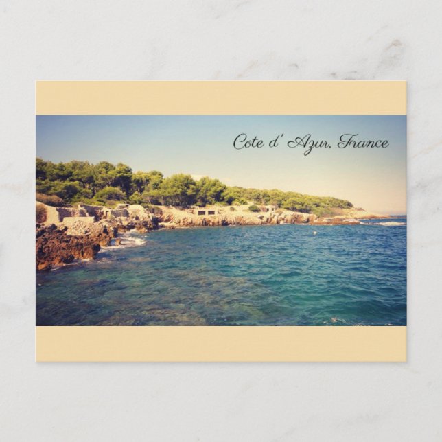 Carte Postale Côte d'Azur, Antibes, France (Devant)
