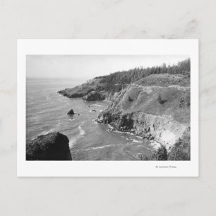 Carte Postale Côte de l'Oregon Nord de Look Out Cape Fowlweathe