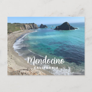 Carte Postale Côte de Mendocino en Californie