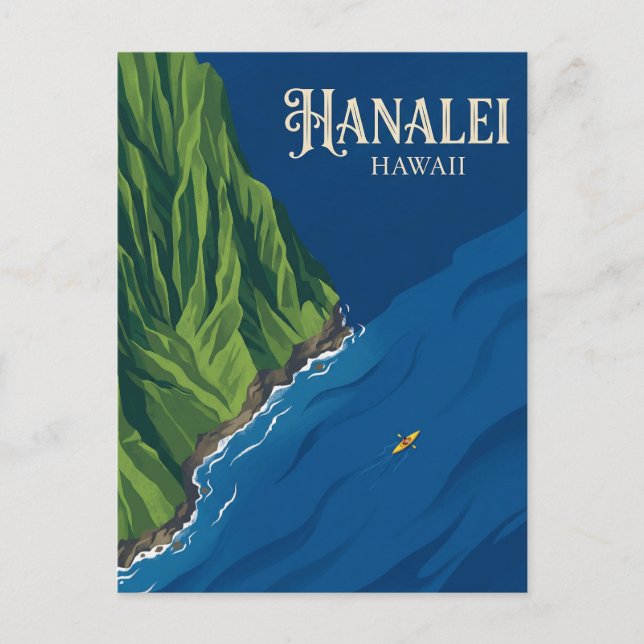 Carte Postale Côte de Na Pali États-Unis (Devant)