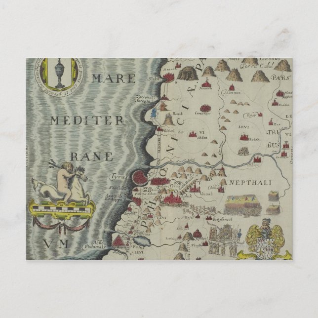 Carte Postale Côte de Phoenicia (Devant)