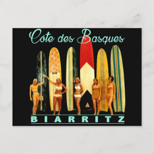 Carte Postale Côte des Basques Biarritz