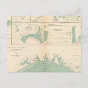 Carte Postale Côte du Texas